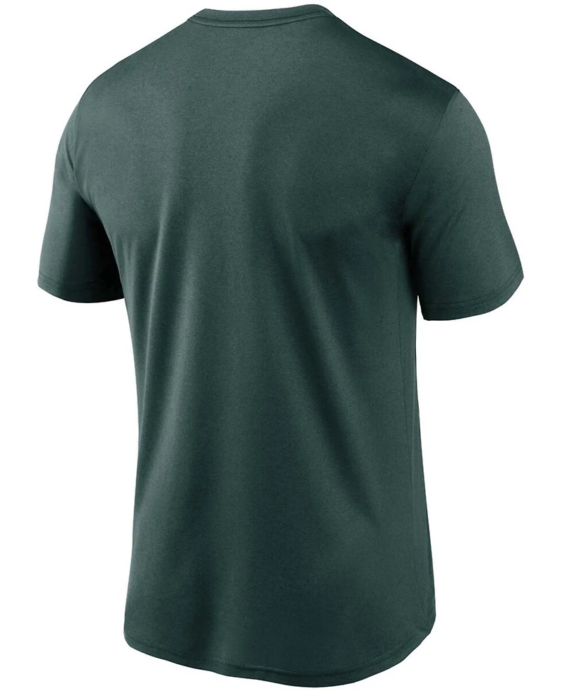 Men's Green Oakland Athletics Wordmark Legend T-shirt