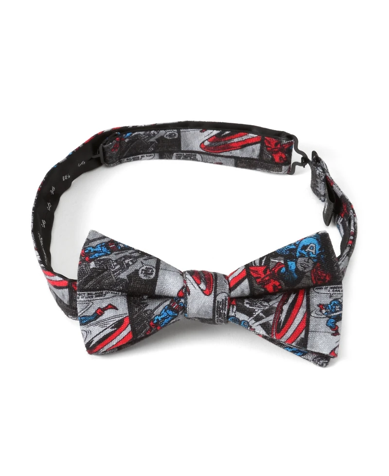 Marvel Men's Captain America Comic Bow Tie