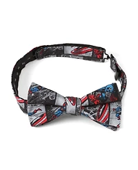 Marvel Men's Captain America Comic Bow Tie
