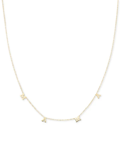 Polished Mama 18" Statement Necklace in 10k Gold