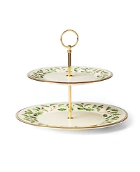 Lenox Holiday 2 Tiered Server