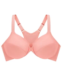 Glamorise Women's Plus Front Close Wonder Wire Bra with Smoothing Back 1247