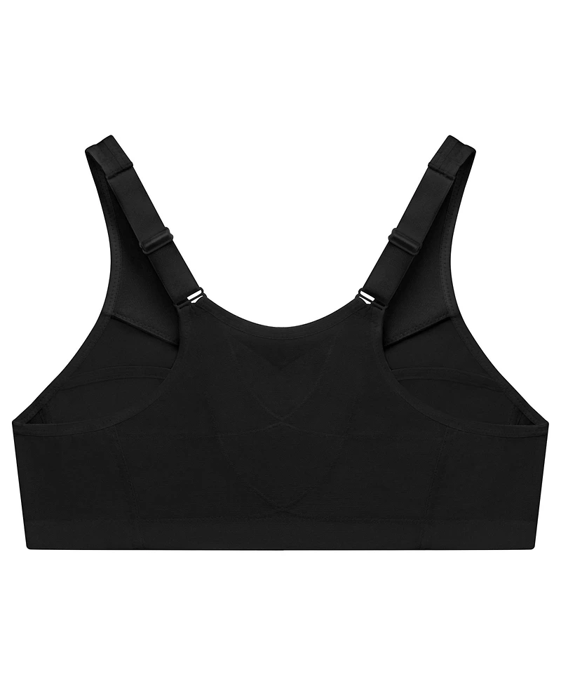 Women's Full Figure Plus MagicLift Front Close Posture Back Support Bra 1265
