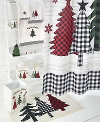 Avanti Tis The Season Holiday Plaid Resin Bath Accessories