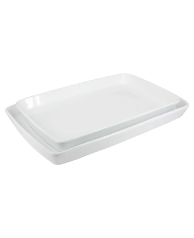Rectangular Platters, Set of 2