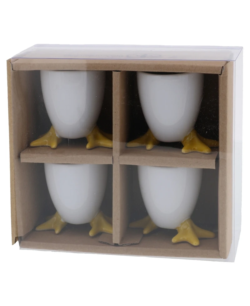 Chicken Feet Egg Cups, Set of 4