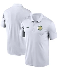 Men's White Oakland Athletics Cooperstown Collection Logo Franchise Performance Polo
