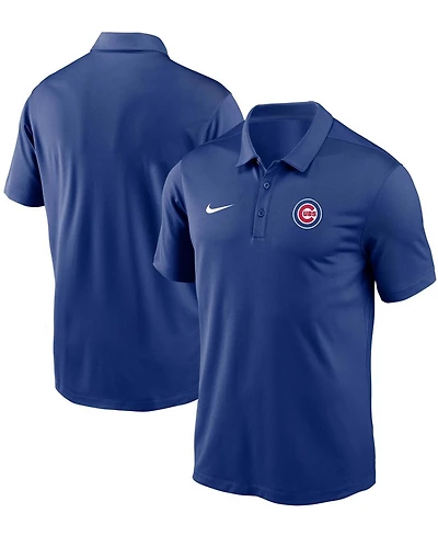 Men's Royal Chicago Cubs Team Logo Franchise Performance Polo Shirt