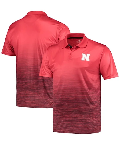 Men's Scarlet Nebraska Huskers Marshall Polo