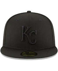 Men's Black Kansas City Royals Primary Logo Basic 59FIFTY Fitted Hat