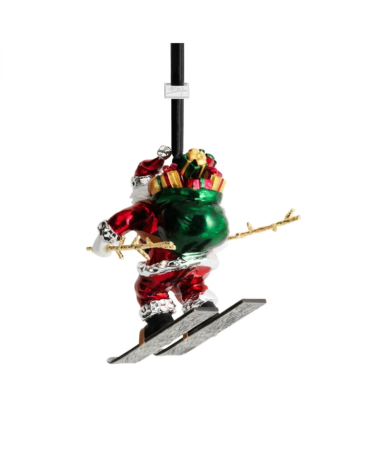 Michael Aram Skiing Santa Ornament