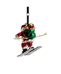 Michael Aram Skiing Santa Ornament