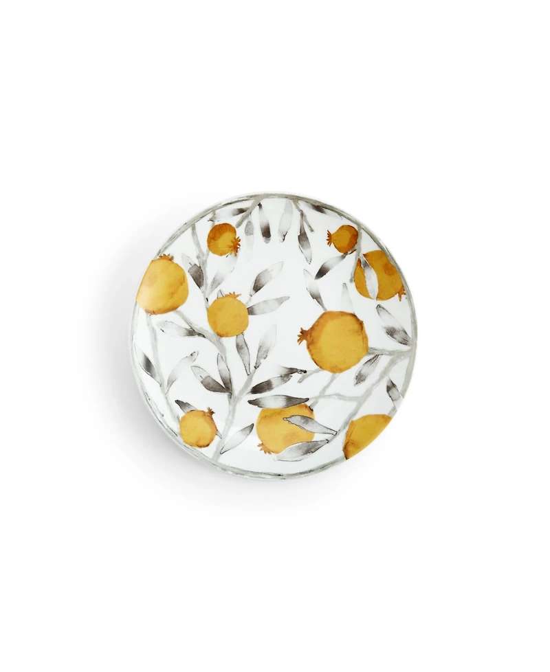 Pomegranate Tidbit Plate Set, 4 Piece