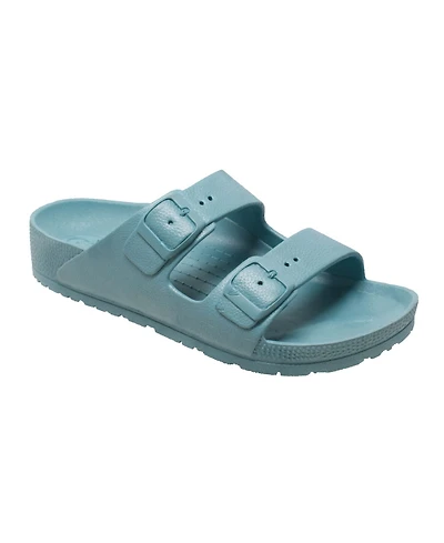 Women's Two Band Sandals Aqua