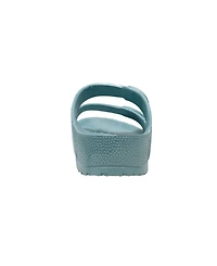 Women's Two Band Sandals Aqua
