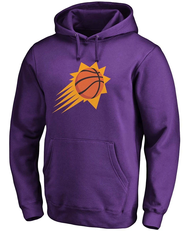 Men's Purple Phoenix Suns Primary Team Logo Pullover Hoodie