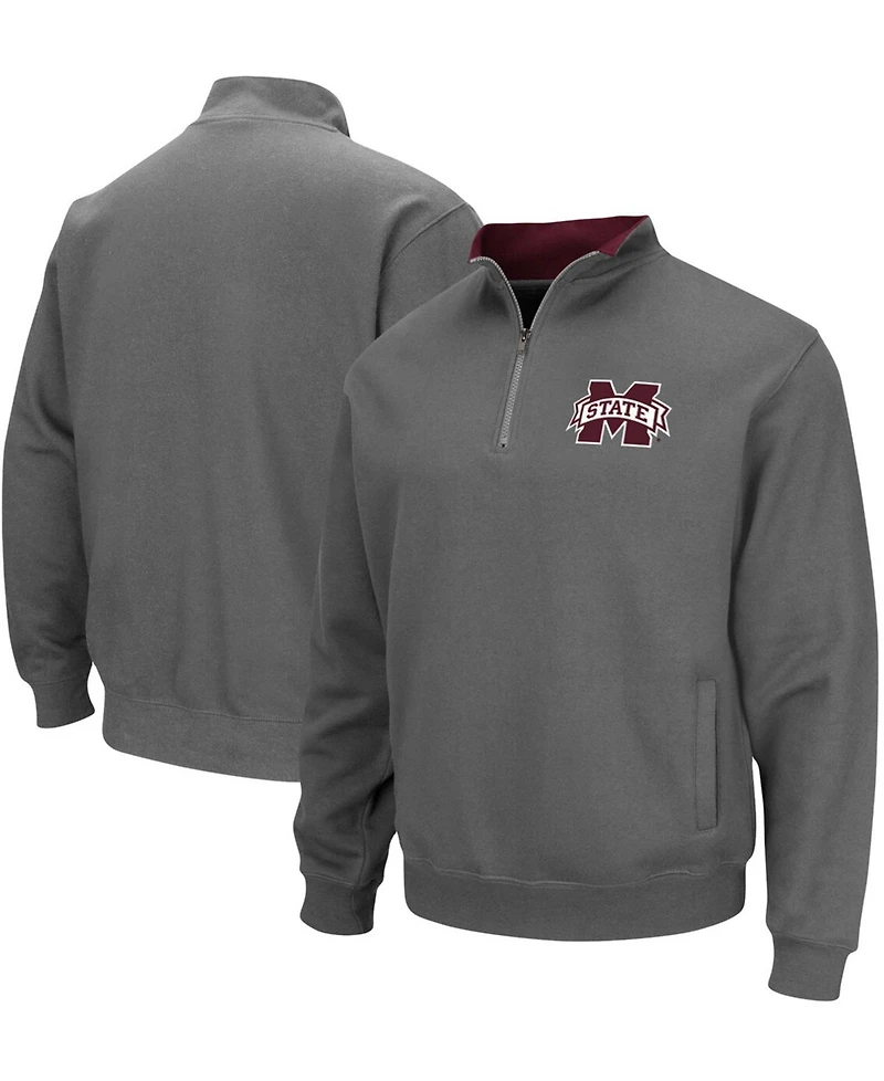 Men's Colosseum Mississippi State Bulldogs Tortugas Logo Quarter-Zip Jacket
