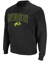 Colosseum Men's Ndsu Bison Arch & Logo Crew Neck Sweatshirt