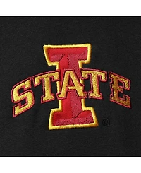 Men's Black Iowa State Cyclones Tortugas Logo Quarter-Zip Jacket
