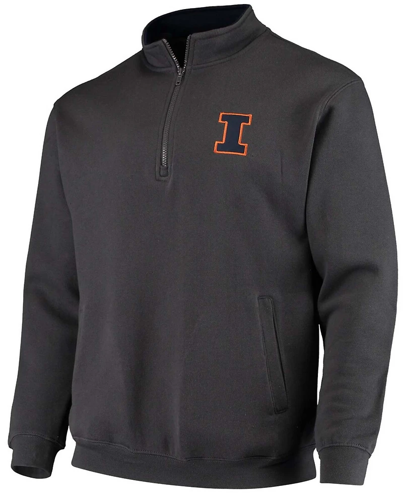 Men's Colosseum Illinois Fighting Illini Tortugas Logo Quarter-Zip Jacket