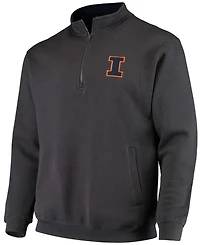 Men's Colosseum Illinois Fighting Illini Tortugas Logo Quarter-Zip Jacket