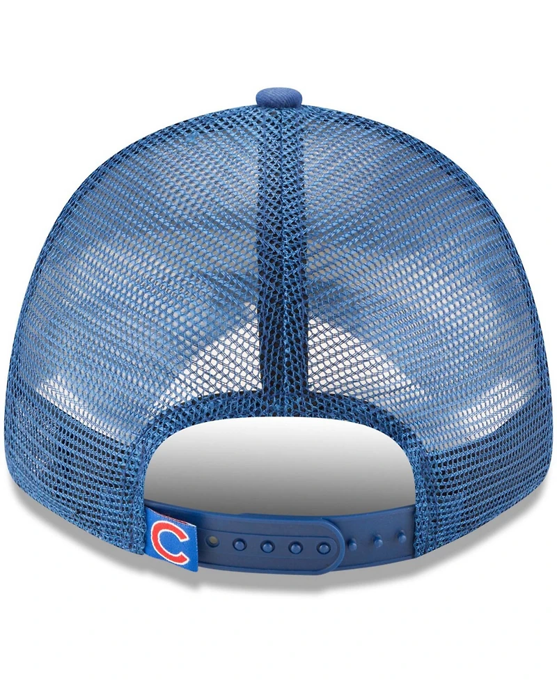 Men's Royal Chicago Cubs Trucker 9Forty Adjustable Snapback Hat