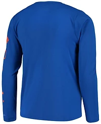Big Boys Royal Florida Gators Pfg Terminal Tackle Long Sleeve Omni-Shade T-shirt
