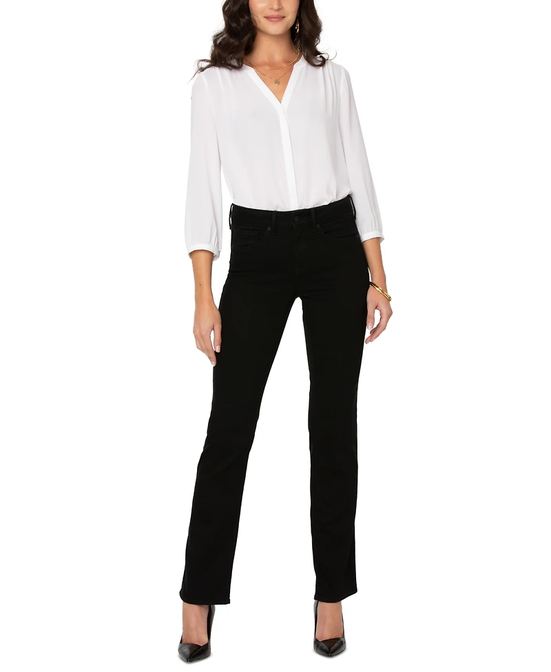 Nydj Marilyn Tummy-Control Straight-Leg Jeans