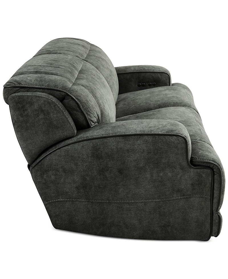 Sebaston 2-Pc. Fabric Sofa with 2 Power Motion Recliners, Created for Macy's