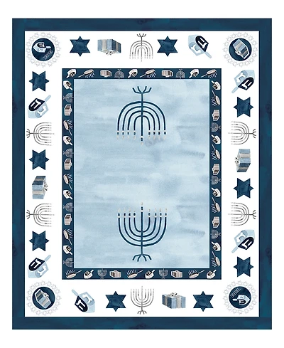 Happy Hanukkah Tablecloth, 70" x 84"