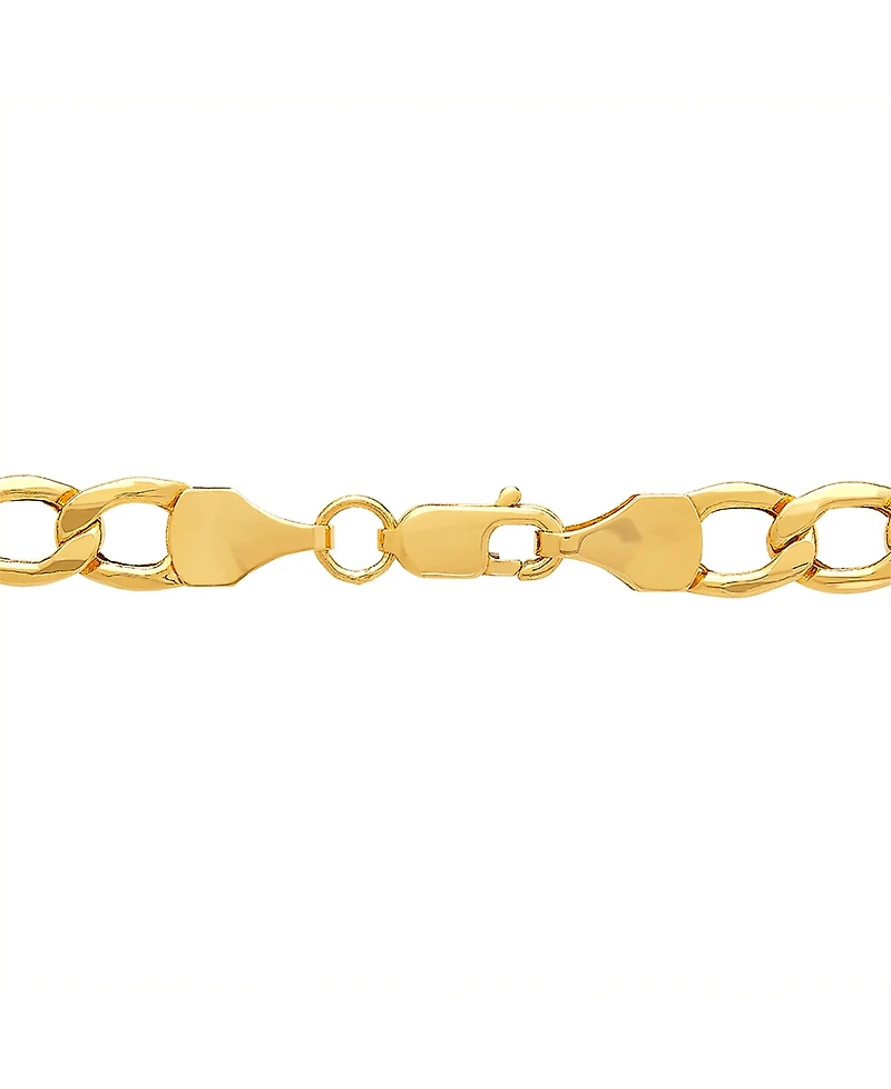 Lightweight 18" Figaro Link (5-3/4mm) Chain Necklace in 14k Gold