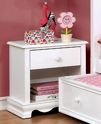 Poppy Transitional Nightstand