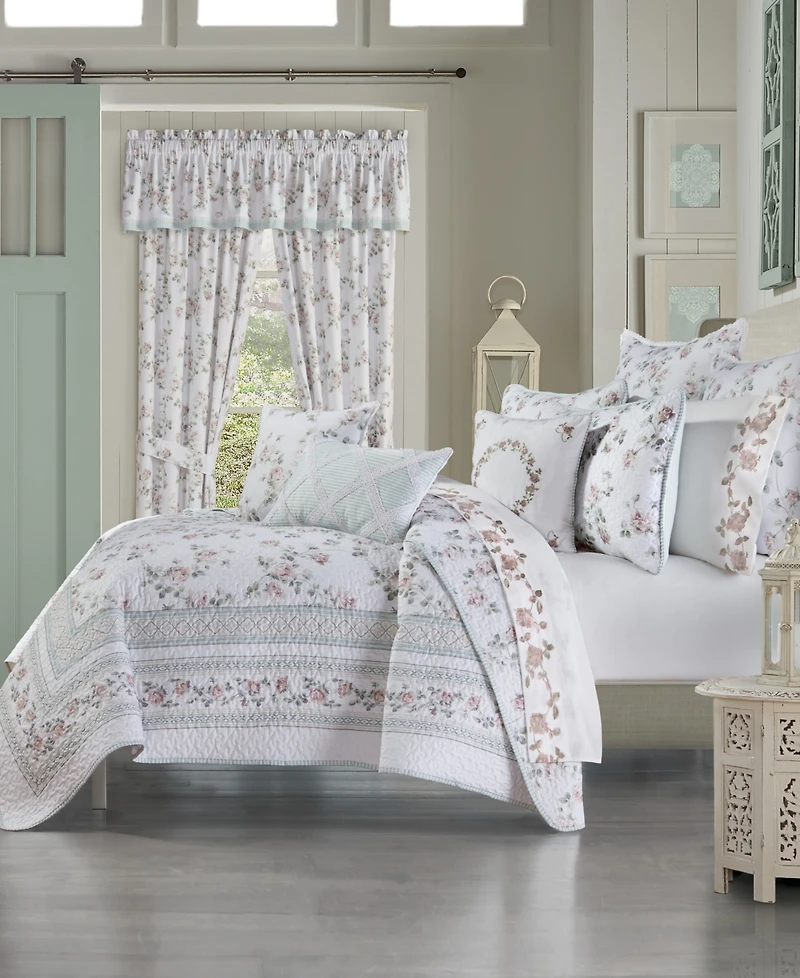 Royal Court Rialto Classic Floral 3-Pc. Quilt Set, King/California King