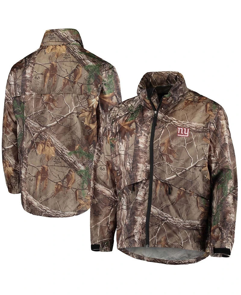 Men's Realtree Camo New York Giants Sportsman Waterproof Packable Full-Zip Jacket