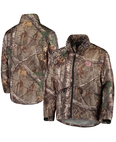 Men's Realtree Camo New York Giants Sportsman Waterproof Packable Full-Zip Jacket