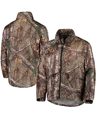 Men's Realtree Camo New York Giants Sportsman Waterproof Packable Full-Zip Jacket
