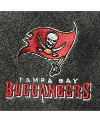 Men's Gray Tampa Bay Buccaneers Houston Fleece Full-Zip Vest
