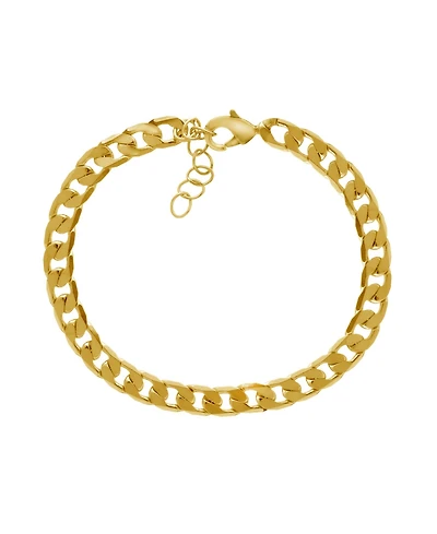 And Now This 18k Gold Plated Curb Link Bracelet