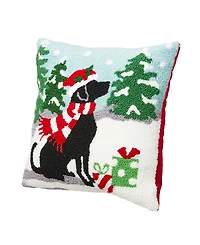 Glitzhomeooked Christmas Dog Pillow