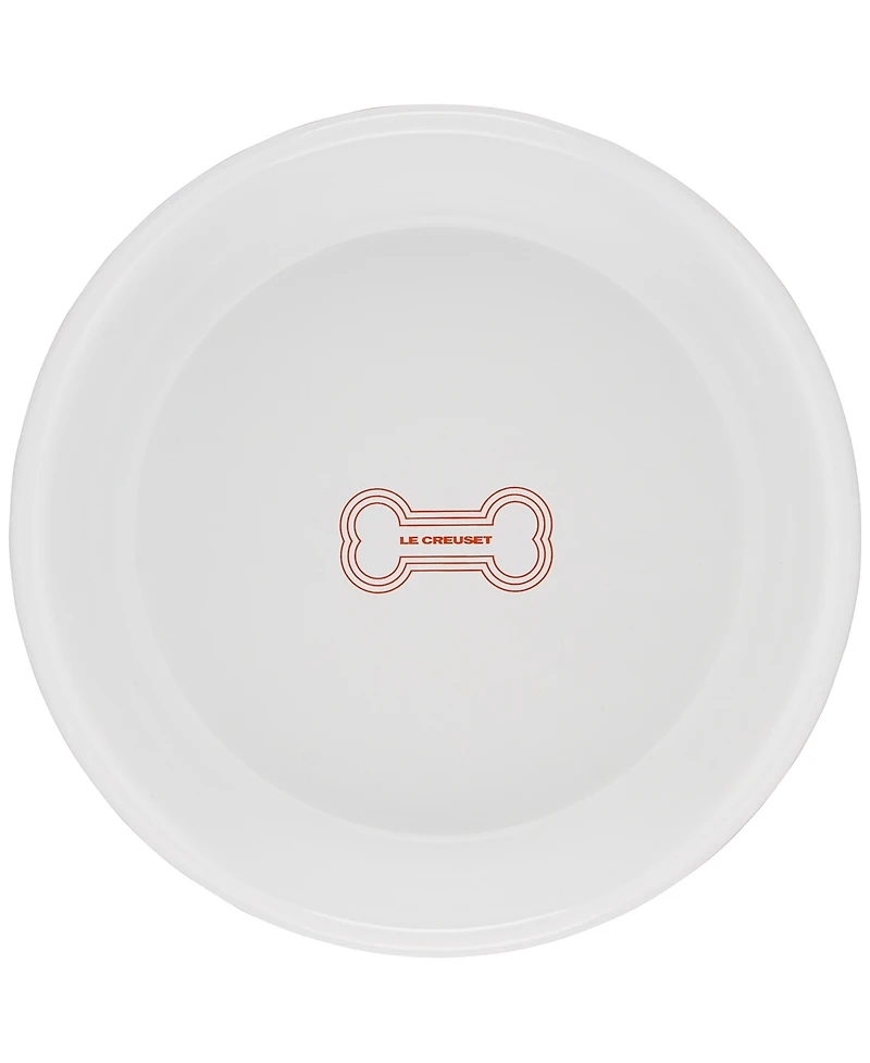 Le Creuset 6 Cup Enamel on Steel Pet Bowl with Skid Resistant Base