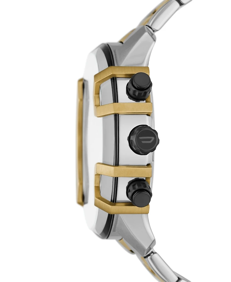 Diesel Men's Griffed Chronograph Two-Tone Stainless Steel Bracelet Watch, 48mm