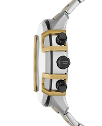Diesel Men's Griffed Chronograph Two-Tone Stainless Steel Bracelet Watch, 48mm