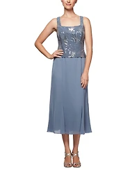 Alex Evenings Petite Midi Dress & Jacket