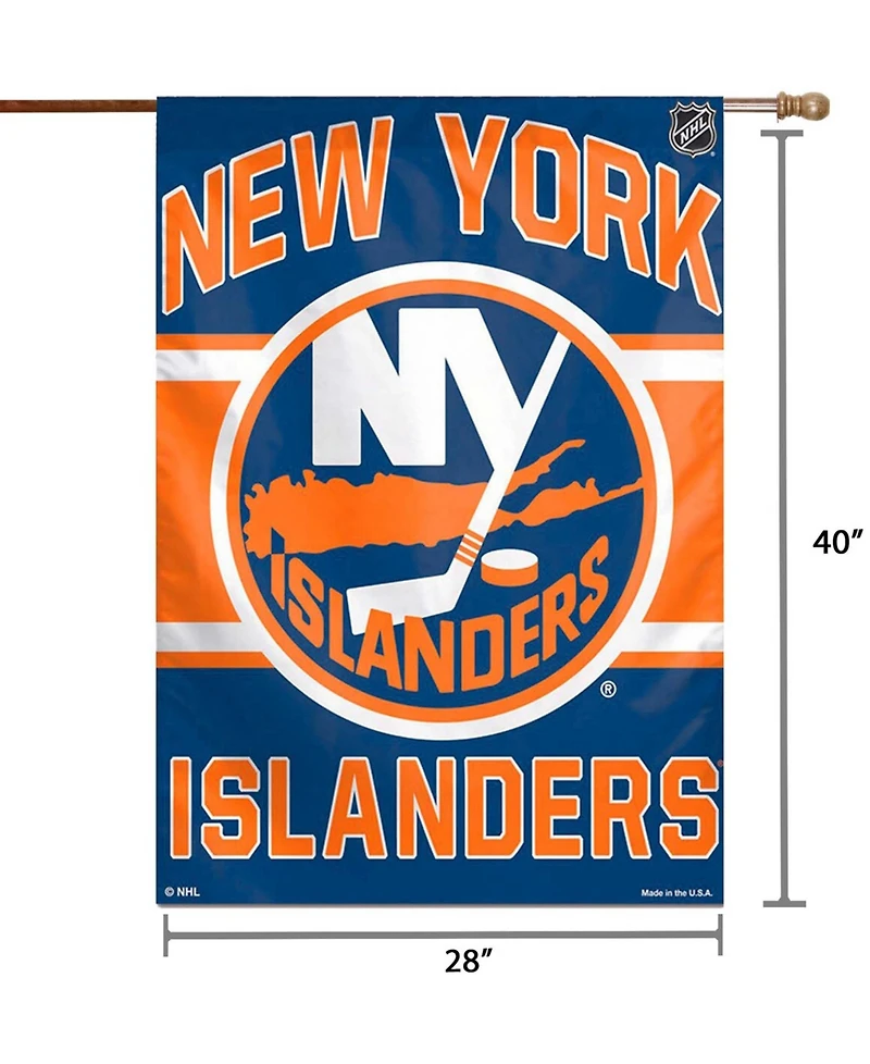 Multi New York Islanders 28" x 40" Primary Logo Single-Sided Vertical Banner