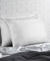 Ella Jayne Overstuffed Plush Allergy Resistant Gel Filled Side/Back Sleeper Pillow & Mattress Protector Set