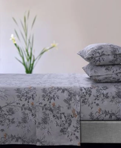 Tribeca Living Katy Floral Flannel Extra Deep Pocket Sheet Sets