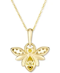 Le Vian Nude Diamond (1/5 ct. t.w.) & Blackberry Diamond (1/10 ct. t.w.) 18" Pendant Necklace in 14k Gold