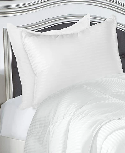 Superior Stripe Down Alternative Medium Firm Back Neck Support 2-Pack Pillows