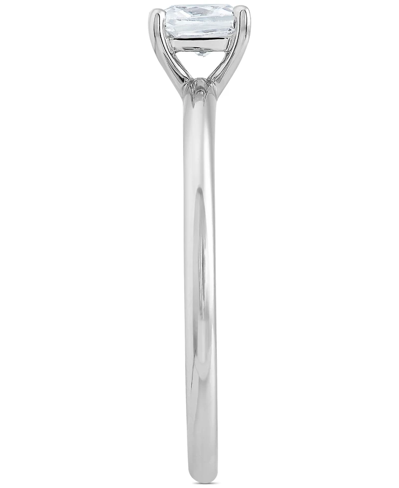 Grown With Love Igi Certified Lab Diamond Princess-Cut Solitaire Engagement Ring (1/2 ct. t.w.) 14k White Gold