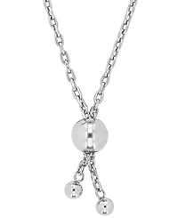 Lab-Created Moissanite Oval Halo Bolo Bracelet (3/4 ct. t.w.) in Sterling Silver